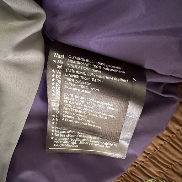 Burton Snowboarding Dandridge Down Feather Jacket COOL FLAVORS Womens M Ski Snow - Picture 9 of 11